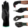 All Purpose Oil Change Glove with Black PU Palm Coating